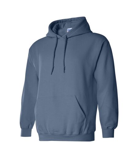 Sweat À Capuche Adulte Bleu Indigo Gildan