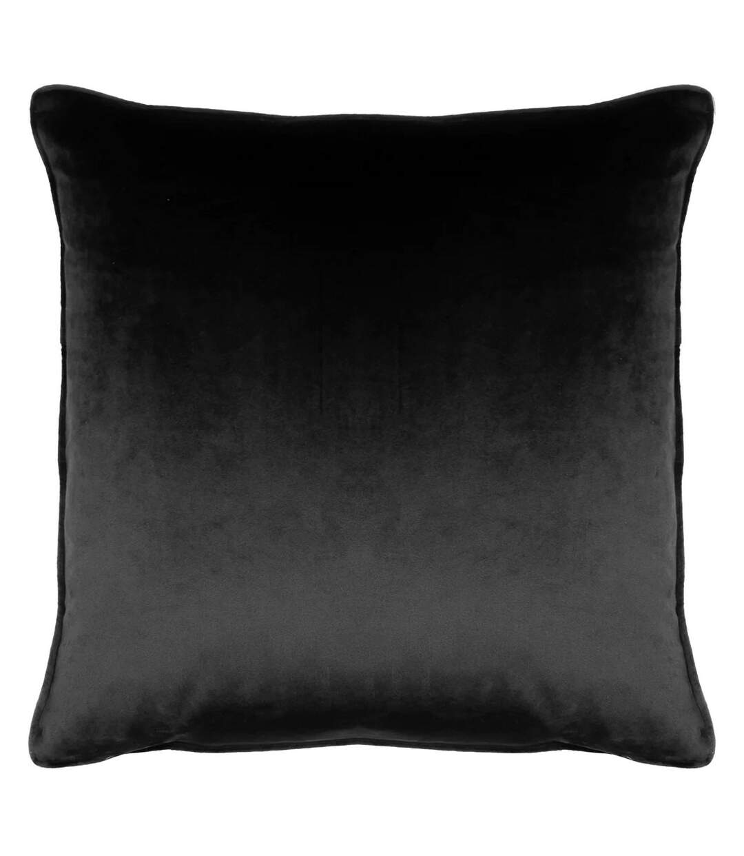 Bloomsbury velvet cushion cover 50cm x 50cm black Paoletti-2