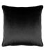 Bloomsbury velvet cushion cover 50cm x 50cm black Paoletti-2