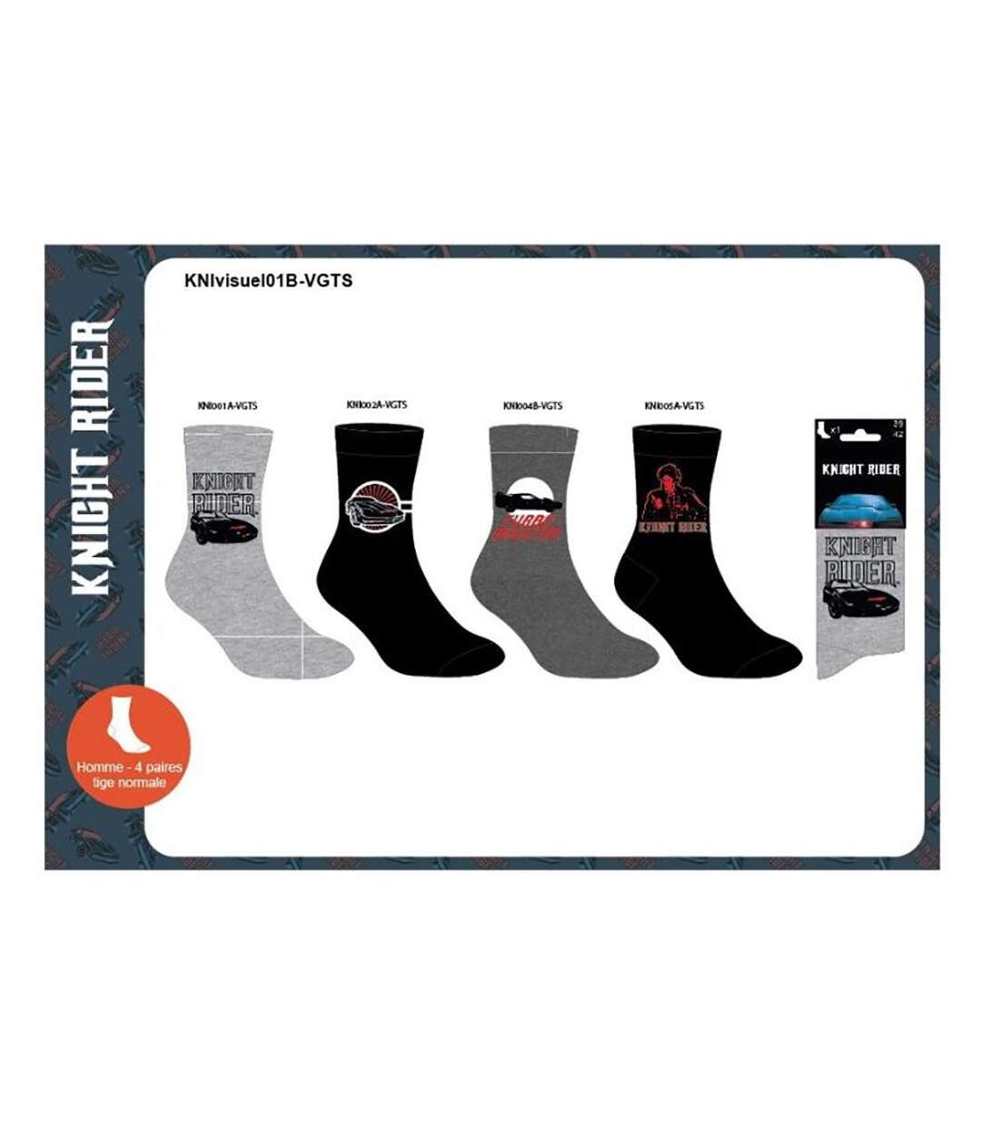 Chaussettes Pack HOMME K2000 Pack de 4 Paires 1387