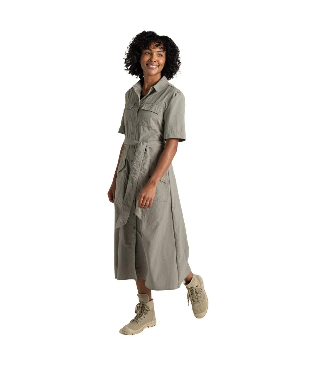 Womens/ladies Carina Adventure Nosilife Dress Vert Craghoppers-3