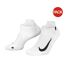 Lot De 2  Socquettes Discrètes Course À Pied Multiplier Adulte Blanc Noir Nike-1