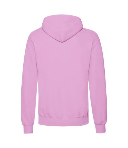 Sweat À Capuche Classic Homme Rose Clair Fruit Of The Loom