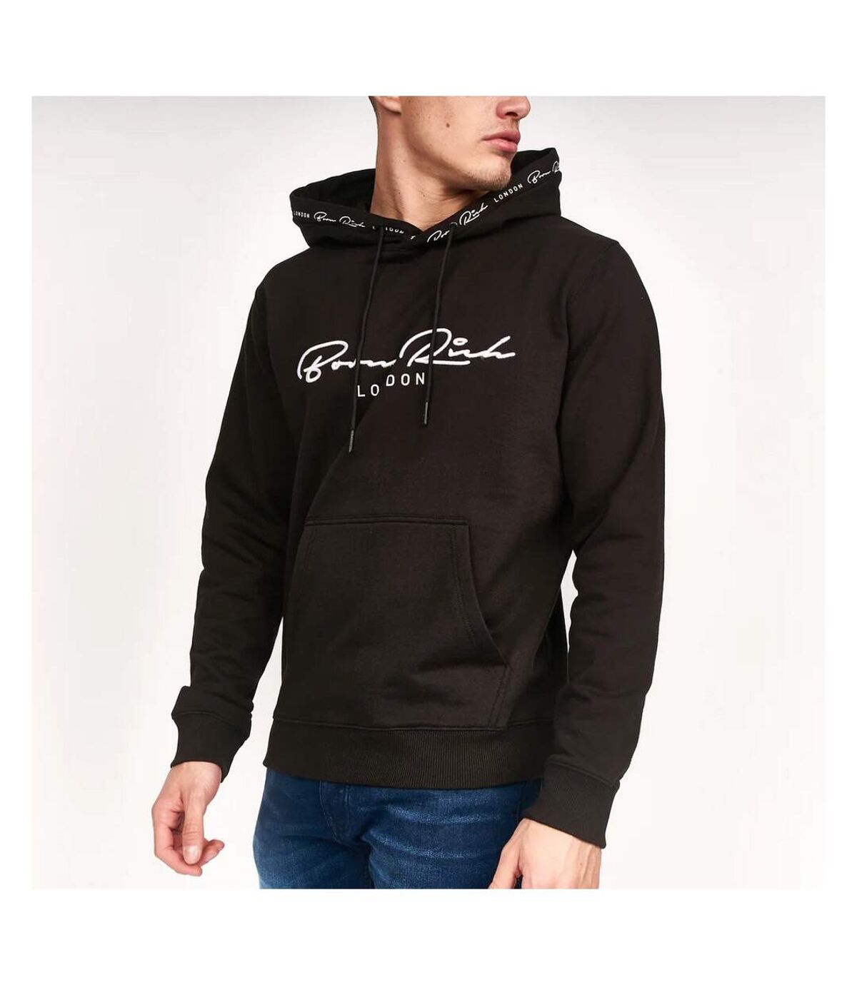 Born Rich Mens Cabella Hoodie (Black)