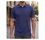 CHALLENGER REMY2 : Polo en jersey de coton bleu outremer fluide et confortable-1