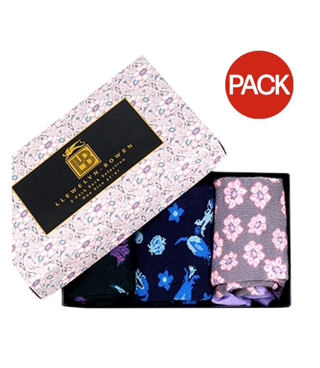 Chaussettes femme bleu Laurence Llewelyn-Bowen-1