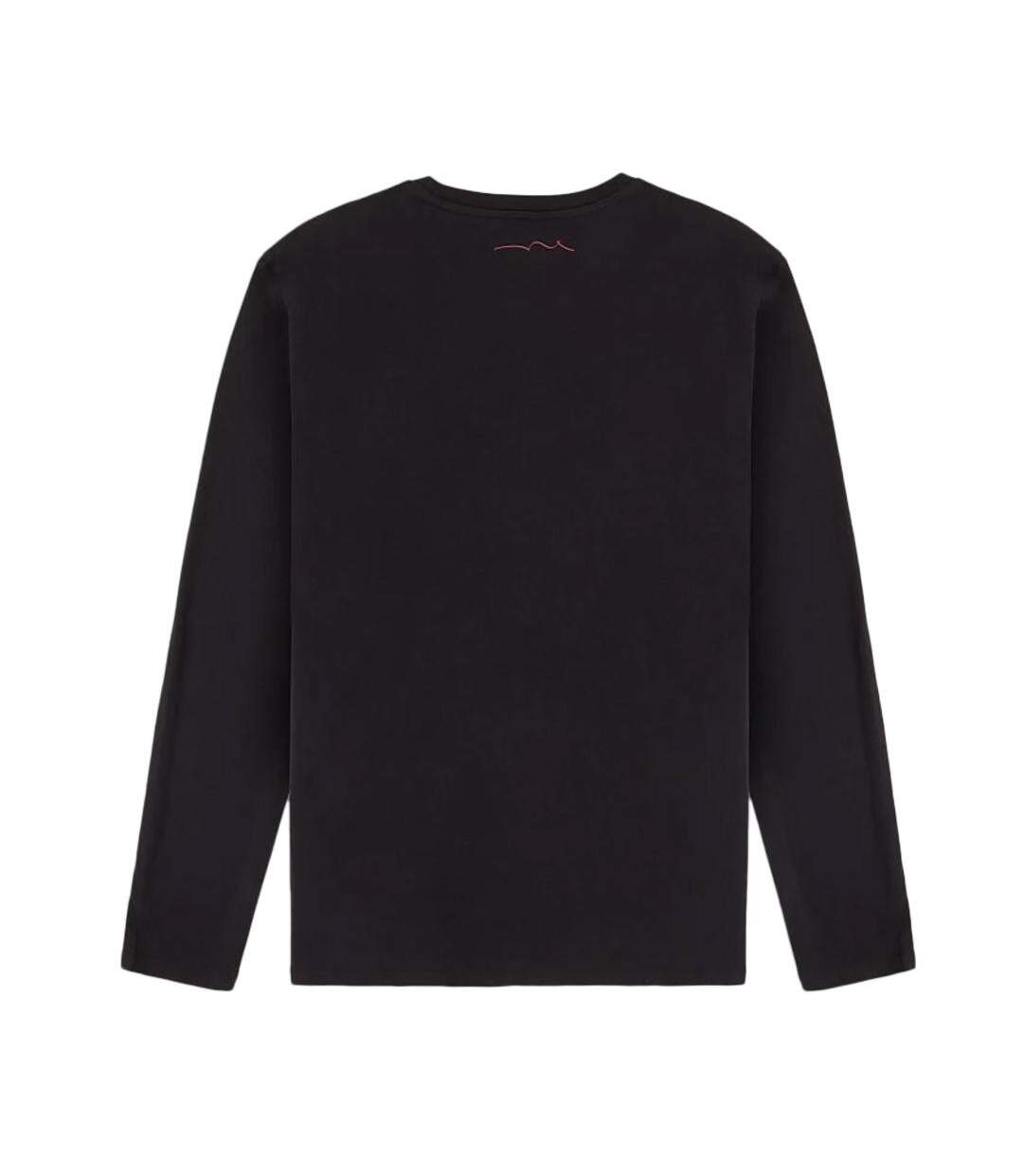 T-shirt manches longues noir homme teddy smith 11017085d - l-2