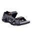 Sandales Crater Homme Gris Acier Noir Orange Hi-Tec-4