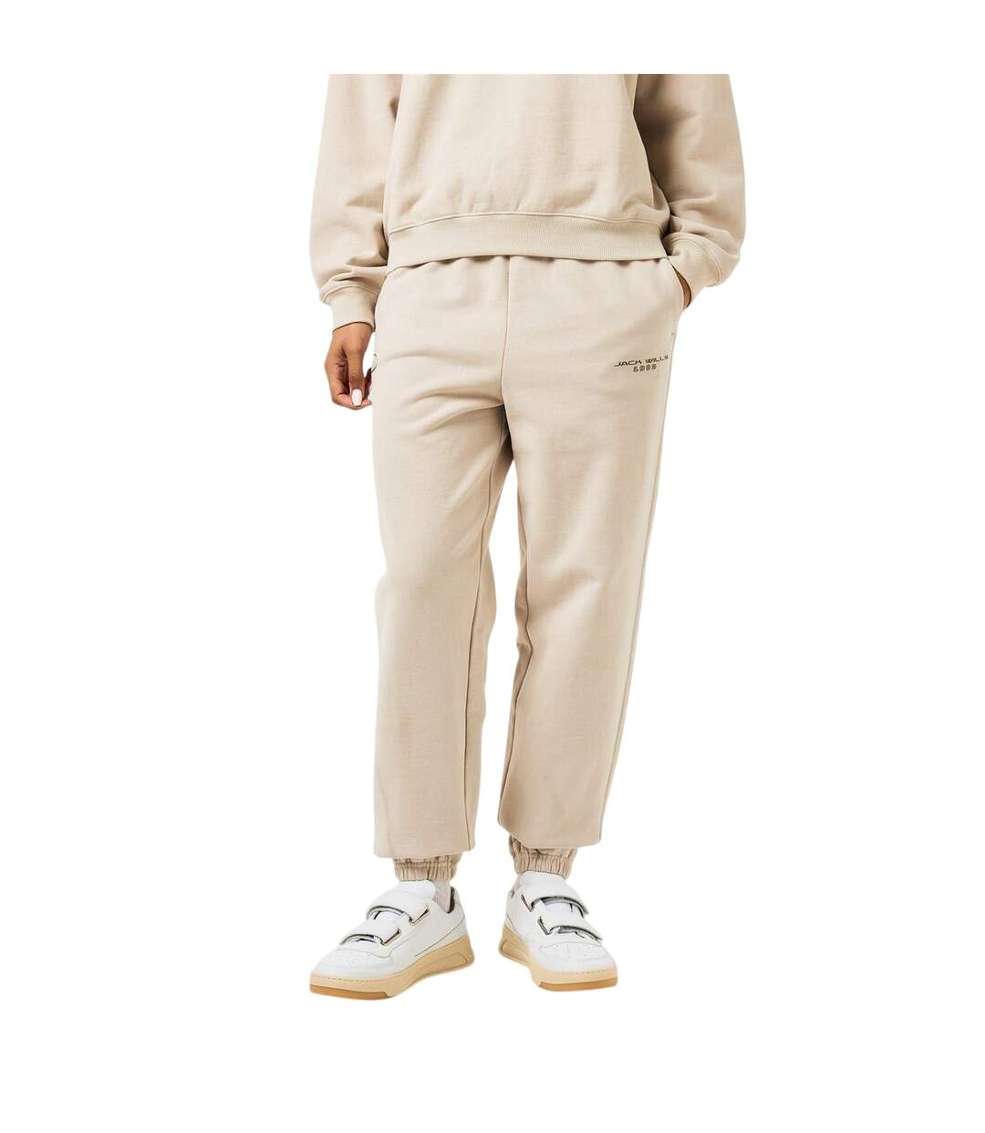 Pantalon De Jogging Femme Beige Gris Jack Wills-1