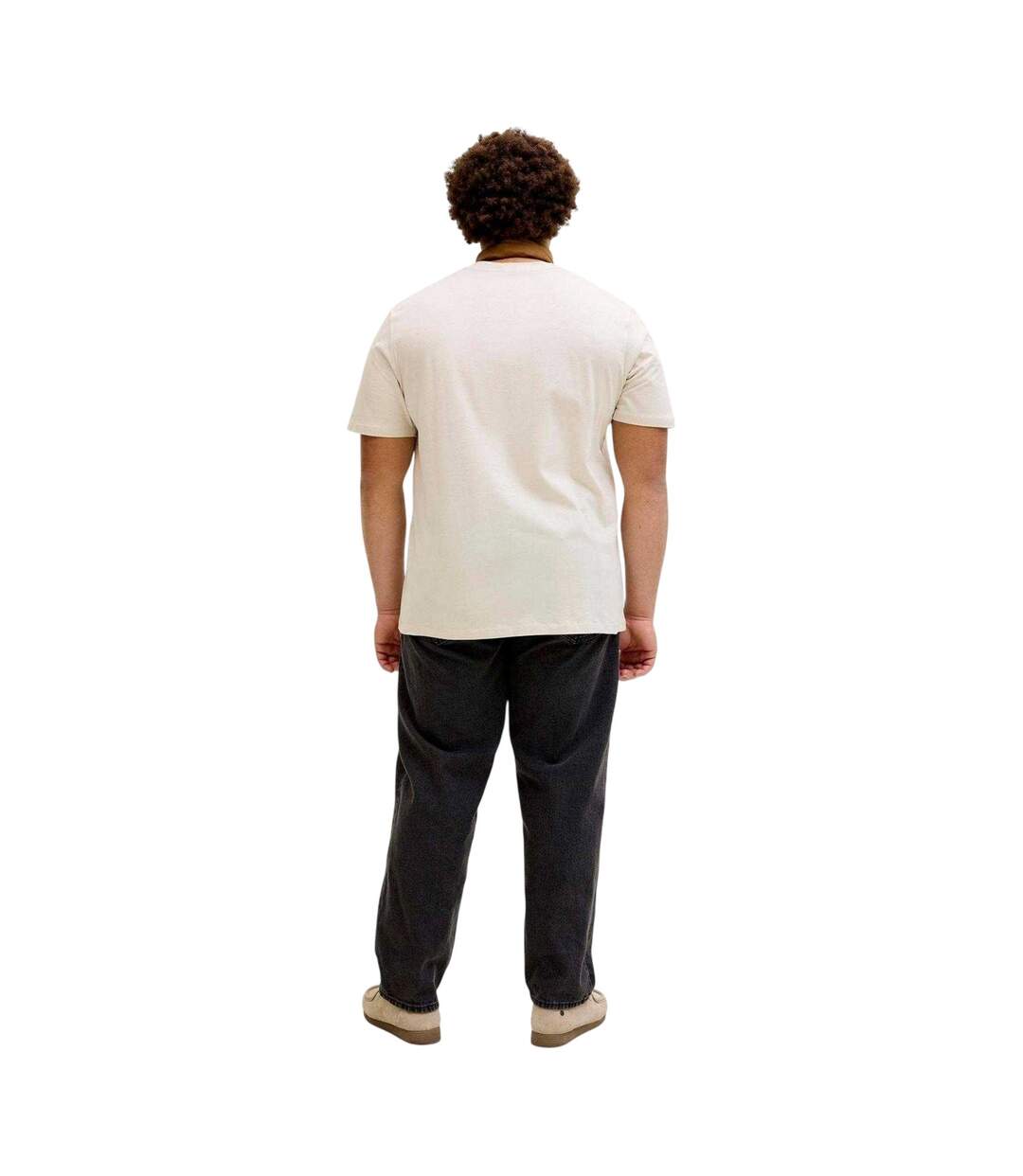 T-shirt Motif/style Imprimé Graphique + Archive Homme Beige Pâle Jack And Jones-3
