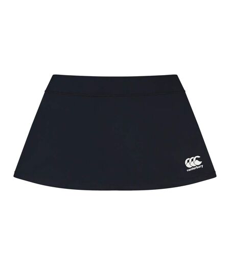 Womens/ladies Club Plain Skort Black Canterbury