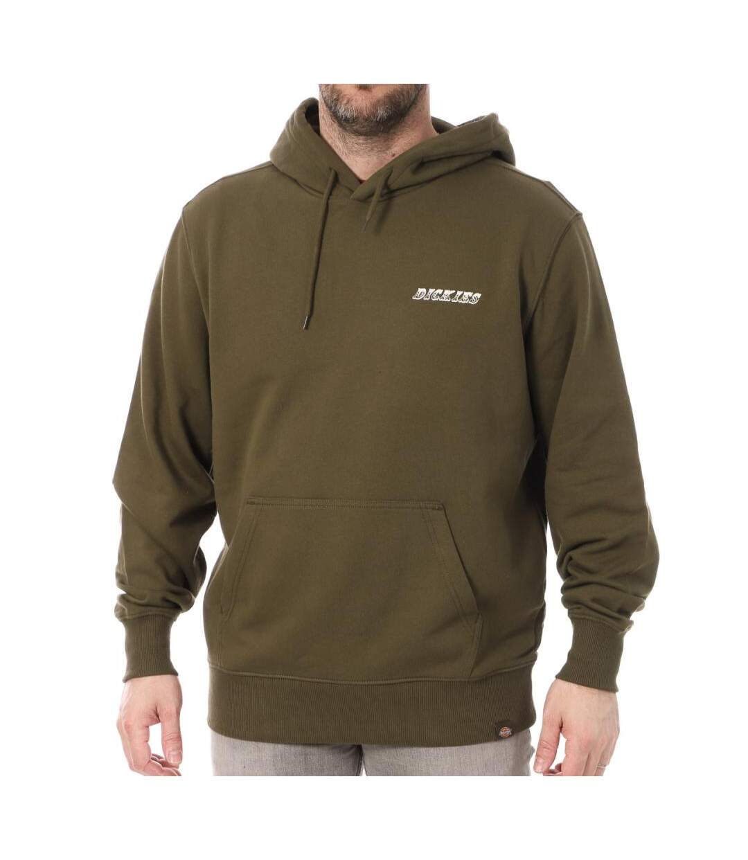 Sweat à Capuche Kaki Homme Dickies Sandy - L