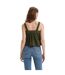 Womens/ladies Square Neck Camisole Deep Depths Levis-3