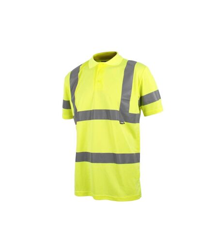 Hi-vis Yellow Polo Shirt Multi Colour Scan