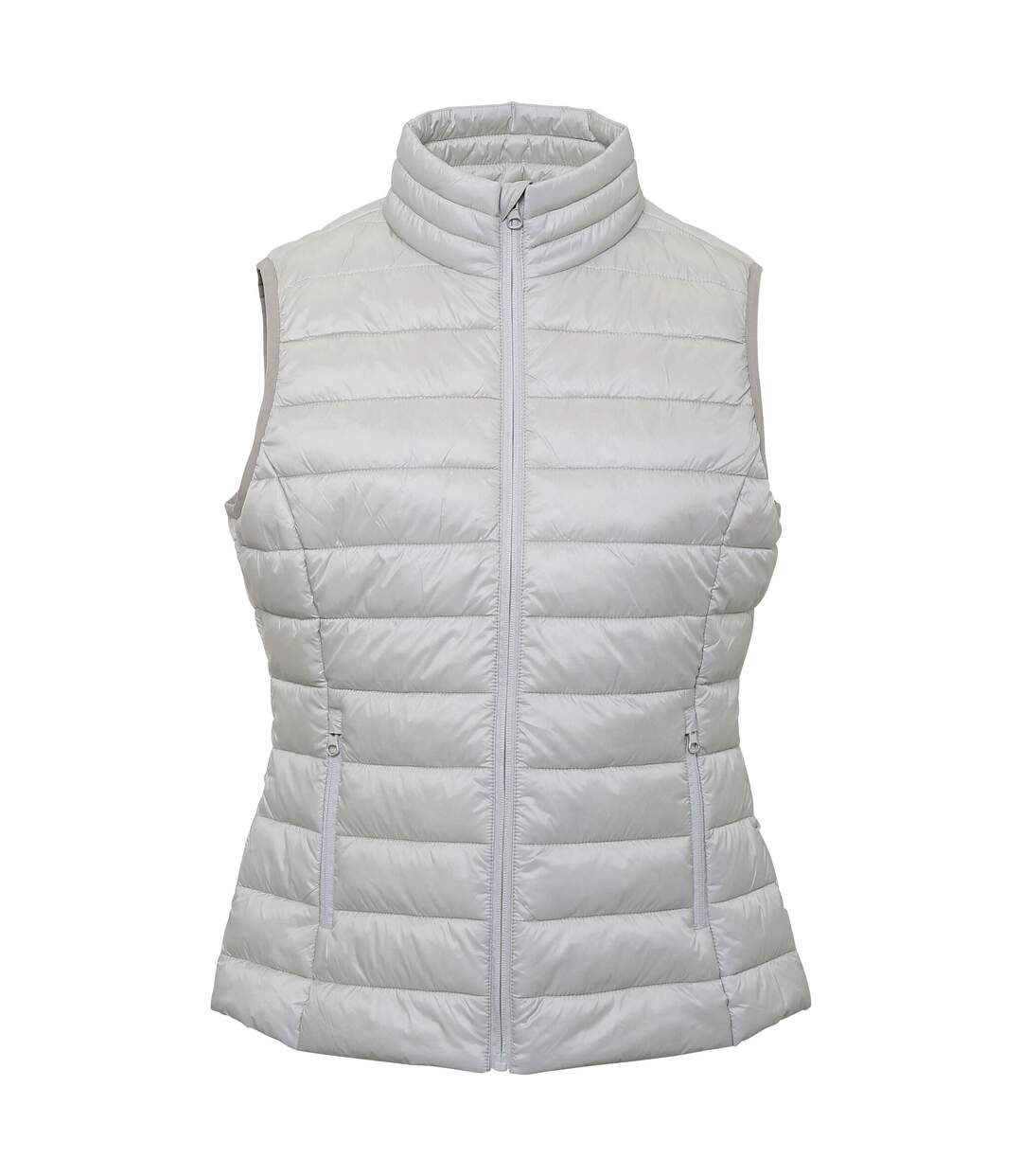 Doudoune sans manches terrain femme argenté 2786-1