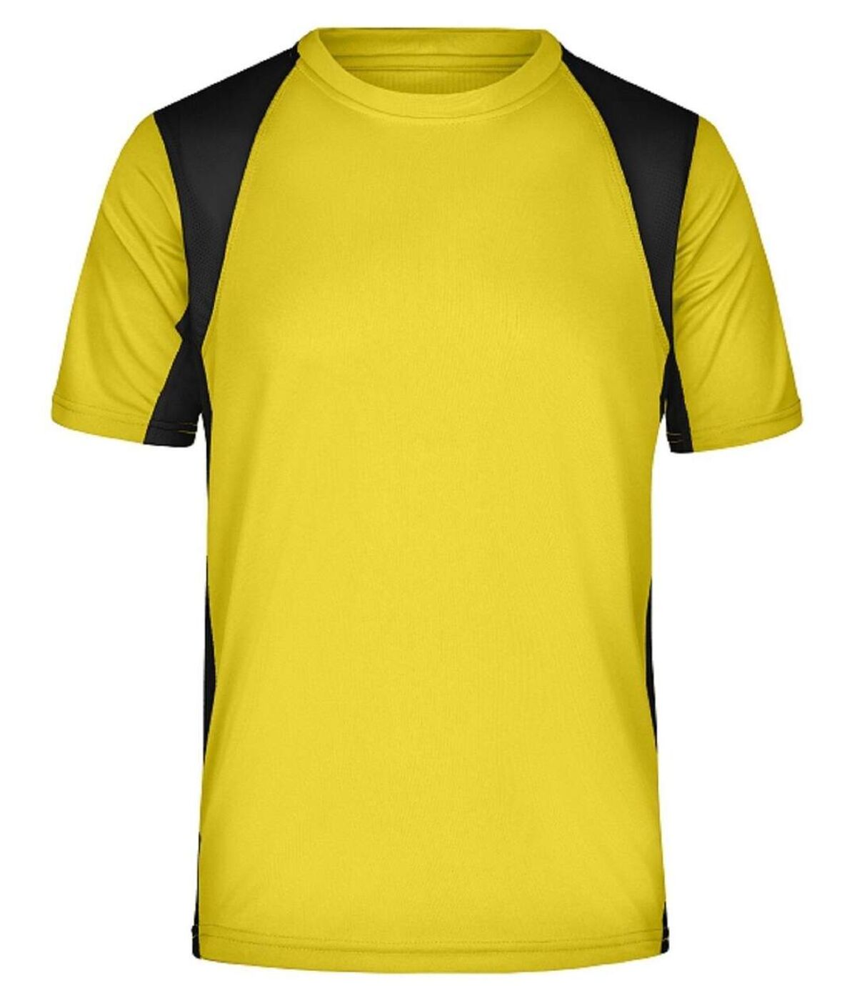 t-shirt running respirant JN306 - jaune - HOMME