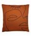 Furn - Housse de coussin KARMA (Orange / Marron) (50 cm x 50 cm) - UTRV2214