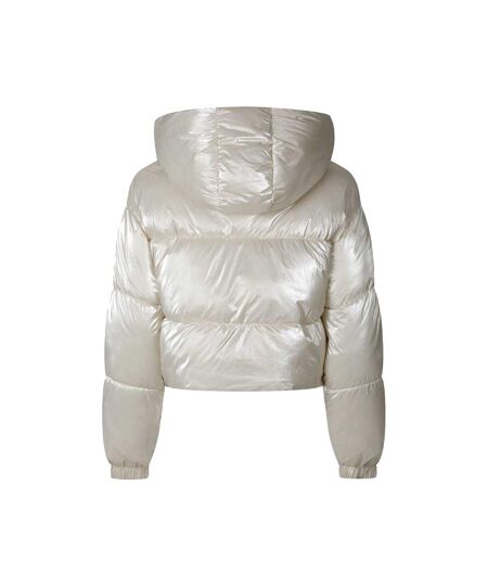 Doudoune Matelassée Motif/style Métallisé Femme Blanc Minoti