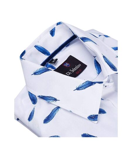 Chemisier Japan Femme Bleu Blanc Di Selentino