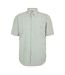 Chemise Manches Courtes Motif/style À Rayures Homme Vert Kaki Vert Gant-2