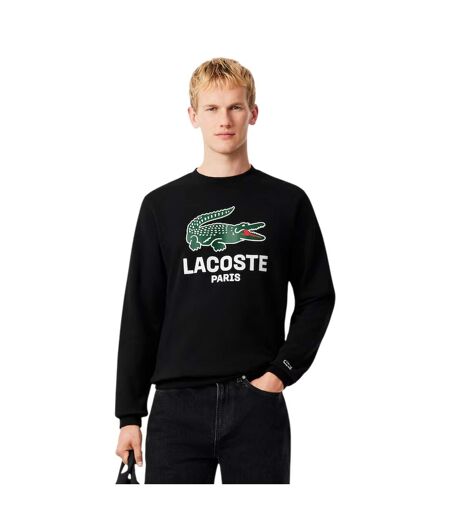 Sweat Homme Noir Lacoste