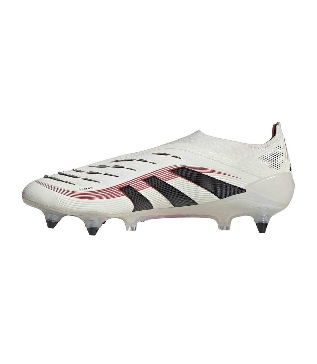 Mens Predator Elite 3 Stripes Soft Ground Football Boots Off White Black Adidas-3