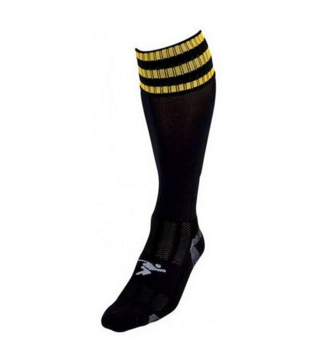 Chaussettes de football pro adulte noir / doré Precision