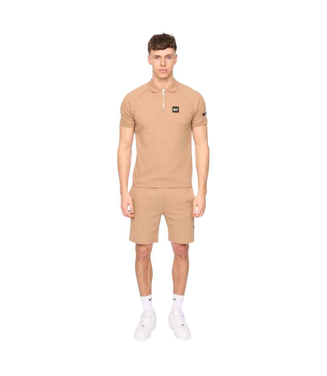 Mens Topfield Cotton Shorts Sand Duck And Cover-2