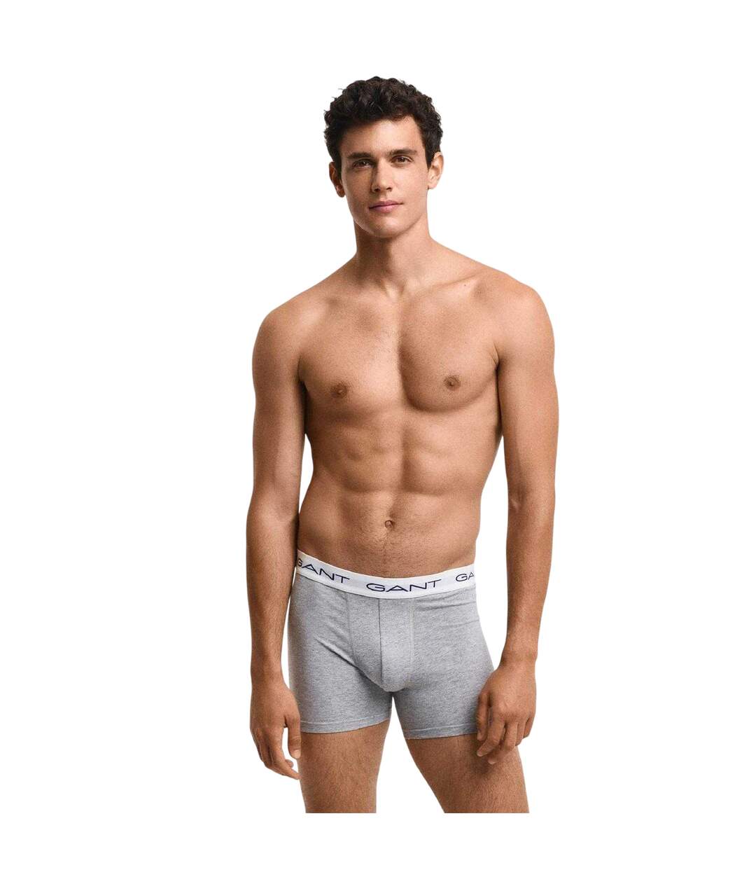 Pack Of 3  Mens Cotton Blend Briefs  Grey Black White Gant-4