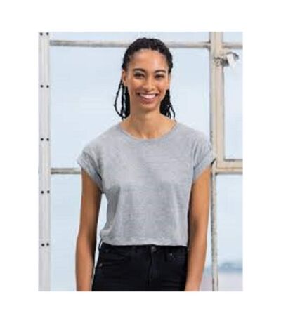 Mantis Womens/Ladies Crop Top (Grey Heather) - UTBC4726