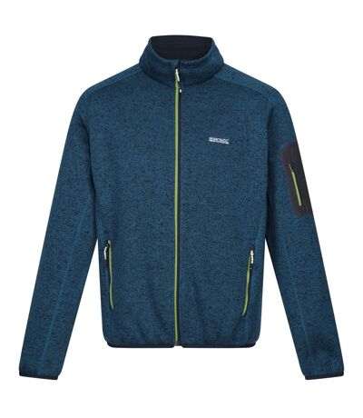 Veste polaire newhill homme bleu sarcelle foncé / vert piquant Regatta