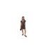 Robe Portefeuille Motif/style À Pois Femme Marron AX Paris-1