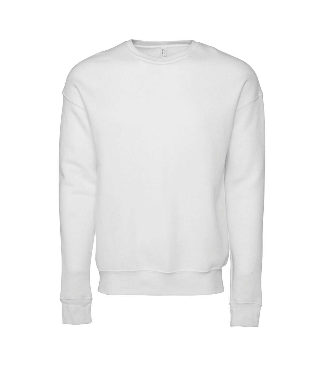 Sweat adulte blanc Bella + Canvas-1