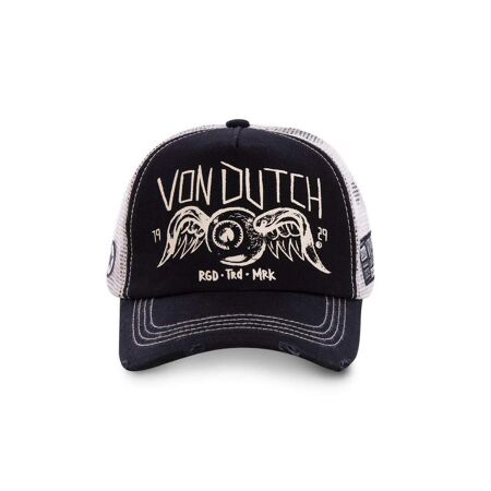 Casquette Trucker Filet Crew Noir Vondutch