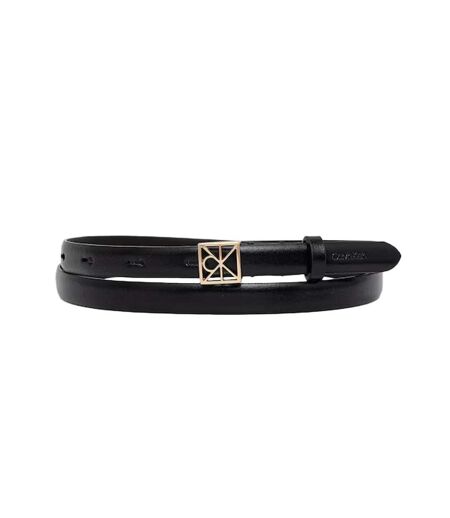 Ceinture noir femme calvin klein jeans buckle 15mm