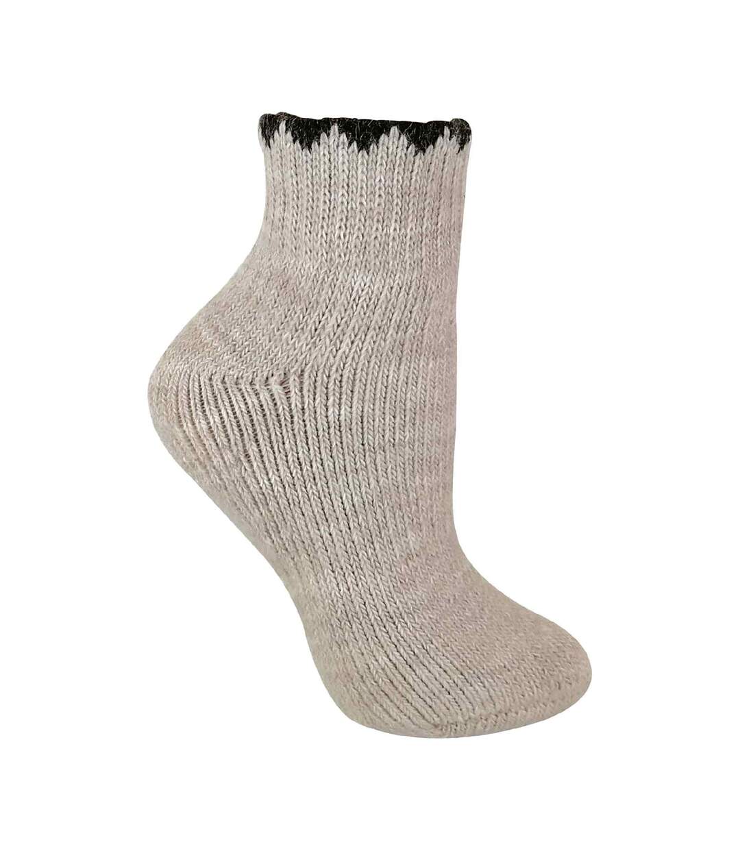 Chaussettes Femme Alpaga Laine Chaudes Basses-1