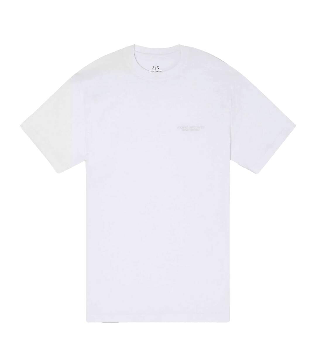 Mens Plain Cotton T-shirt White Armani Exchange-2
