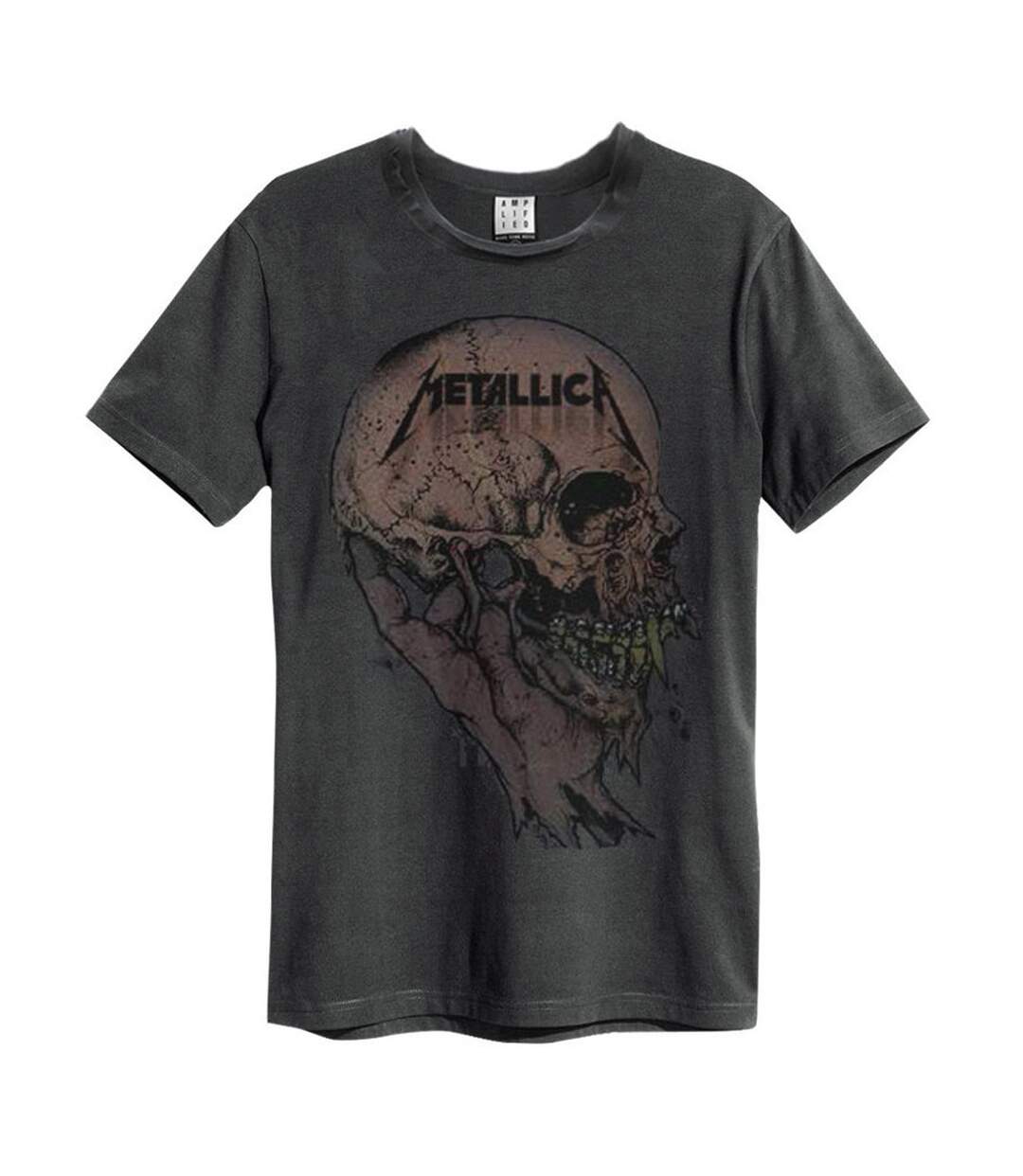 T-shirt Sad But True Adulte Charbon Amplified-1