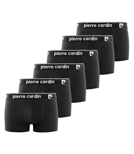 Lot de 6 boxers homme en coton Basic Pierre Cardin
