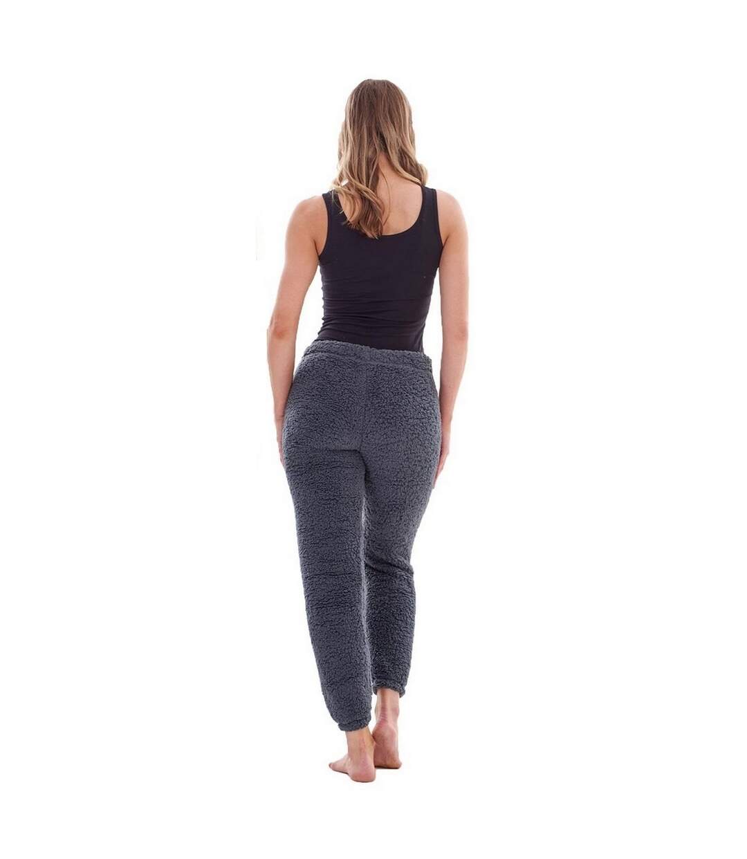 Pantalons De Détente Femme Blanc Charbon Keanu-3
