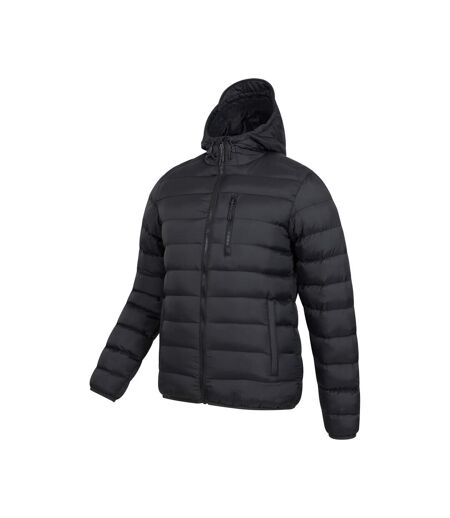 Mens Link Padded Jacket Jet Black Mountain Warehouse