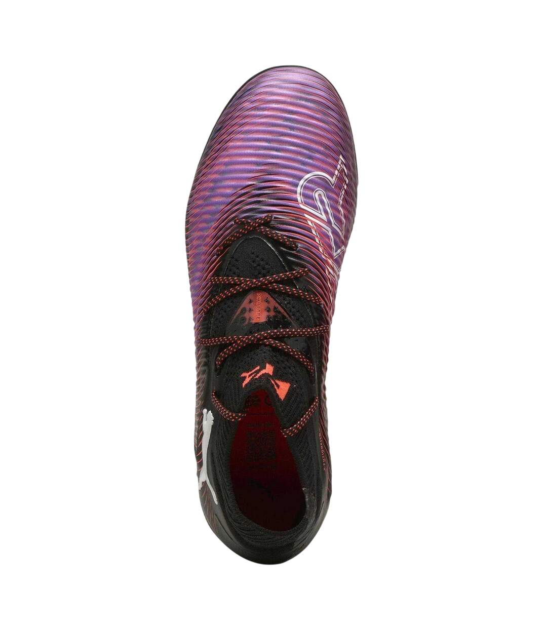 Womens/ladies Future 8 Ultimate Wavy Lines Firm Ground Football Boots  Black Puma-3
