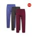 Pack Of 3  Mens Lounge Pants  Charcoal Red Blue Keanu-1