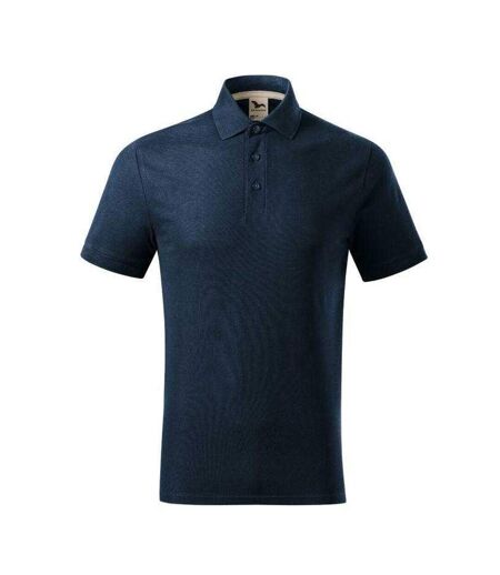 Mens Prime Polo Shirt Navy Blue Malfini