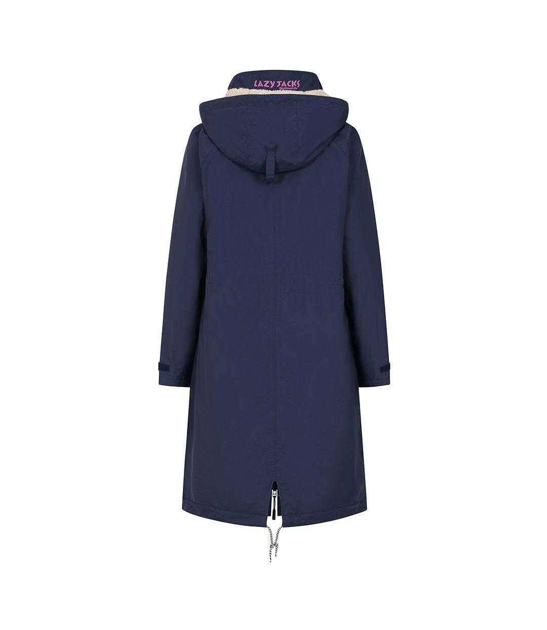 Veste Imperméable Femme Bleu Mer Lazy Jacks-2