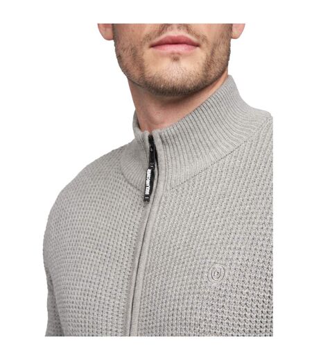 Pull gardfire homme gris chiné Duck and Cover