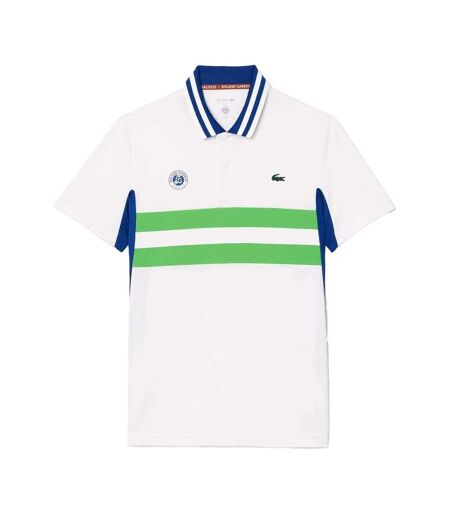 Polo Roland Garros Homme Blanc Lacoste
