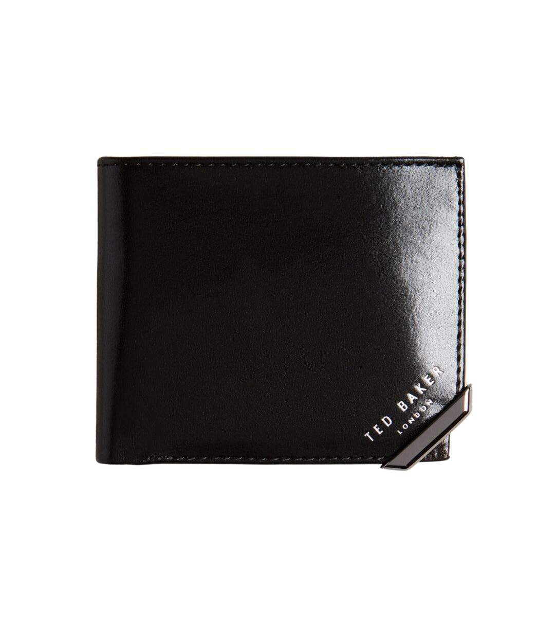 Portefeuille Motif/style Plié En 2 Kornerr Taille Unique Noir Ted Baker-1