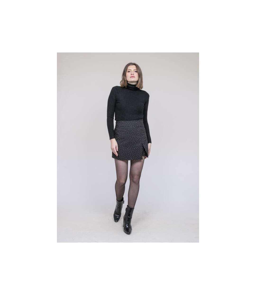 Jupe short à strass XILENA - Dona X Lisa-4