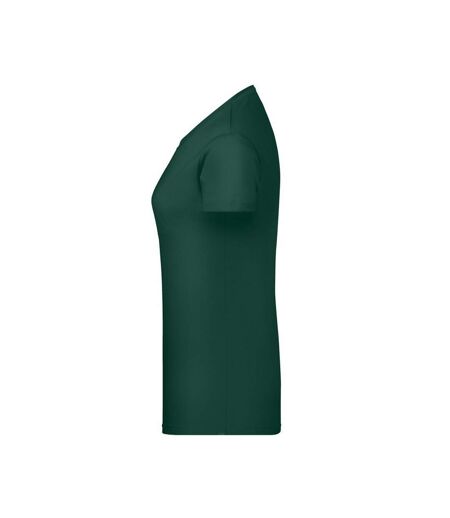T-shirt Basic Femme Vert Foncé James And Nicholson
